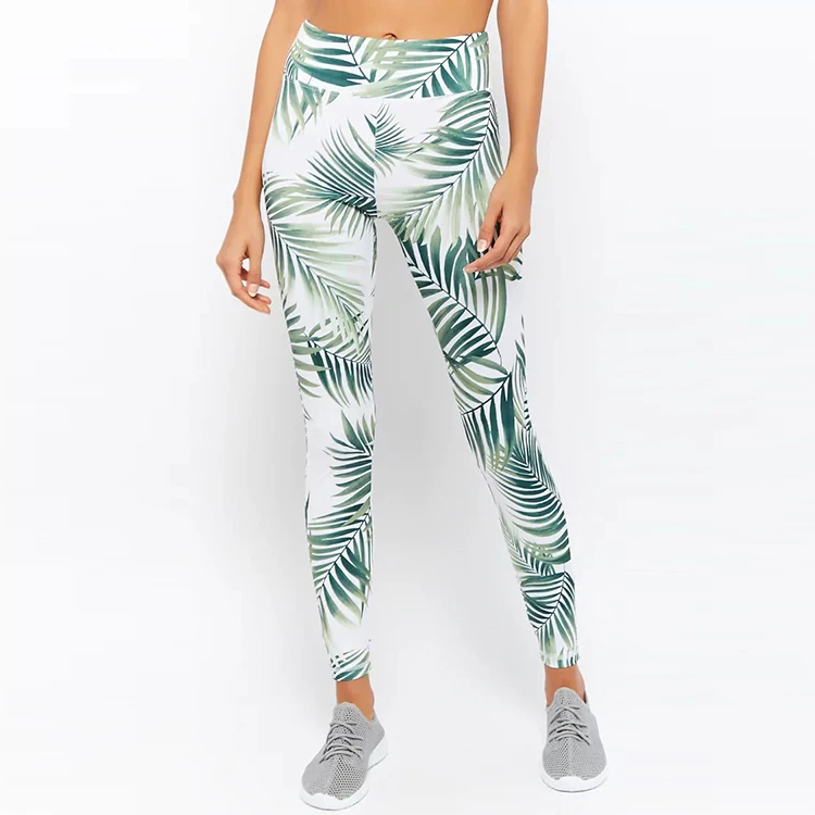 palm leaf leggings