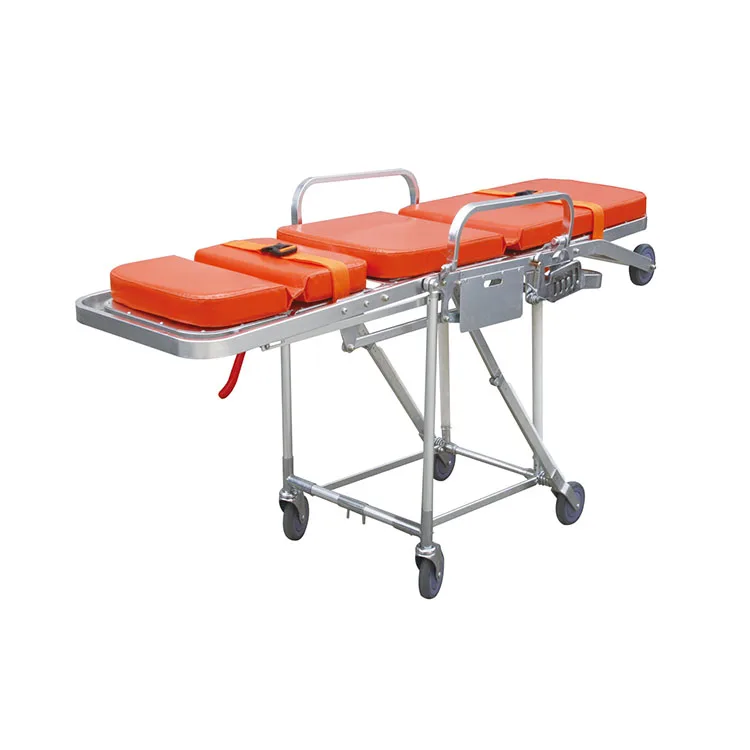 HIgh Quality Hospital Use Medical Equipment Aluminum Alloy Emergency Rrolley Stretcher