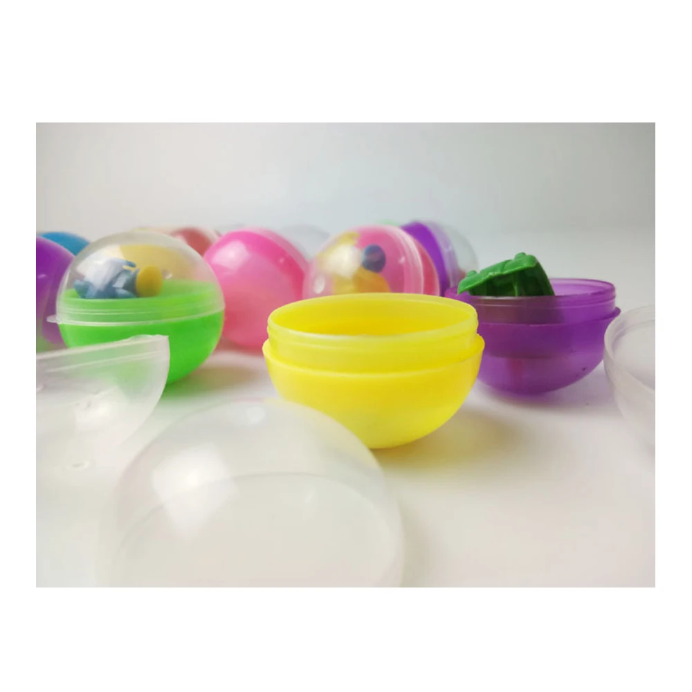 Plastic capsule Mixed with round egg mini coin slot machine special toy ball for twisted egg machine CY009 toyJuguete de la caps