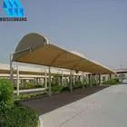 Sun Sail Shade High Quality Plastic 100% Hdpe Car Park Sun Sail Shade