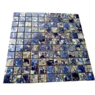 Decoration Pearl Cheap Mosaic Granite Mosaic Tiles Elegant Decoration Blue Pearl Granite Mosaic Tile