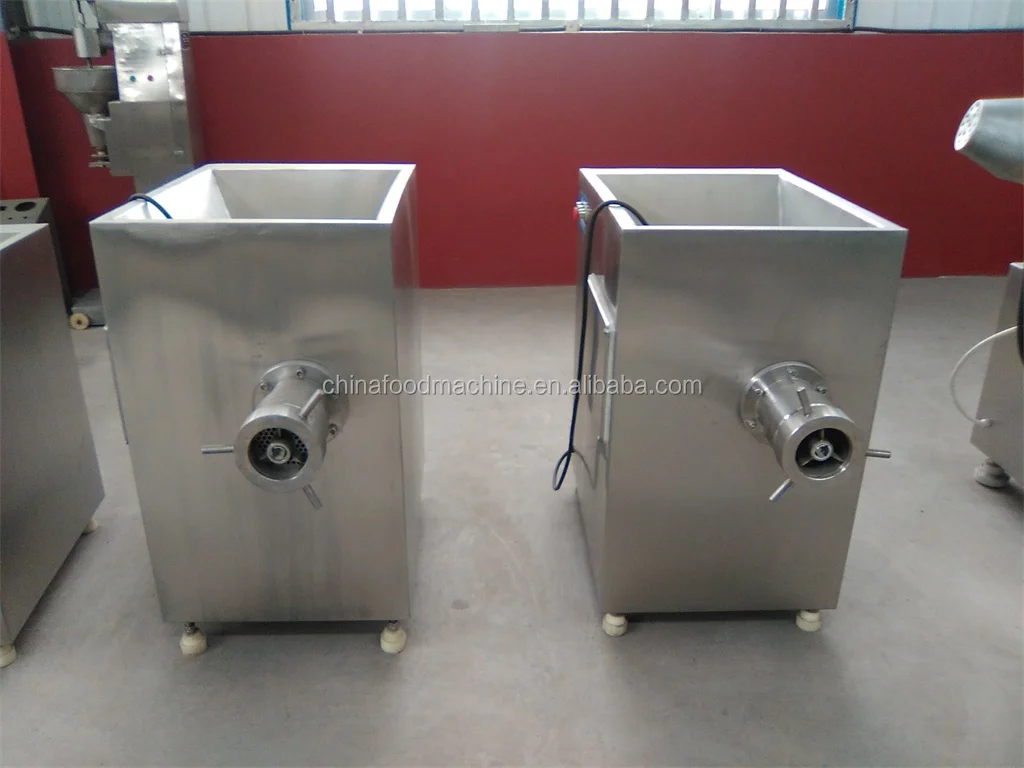 Hot Selling Large Scale Electric Meat Grinder Frozen Meat Mincer Automatic supplier