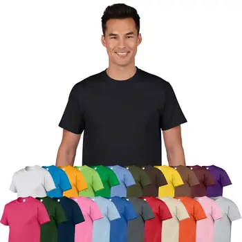 Wholesale Custom Plus Size Men's T-Shirts O Neck Printing Tshirt 100% Cotton Shirts Plain Blank Graphic T Shirts For Men