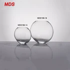 Vase Flowers Cylinder Glass Vases Handmade Glassware Cylinder Flat Round Glass Vase For Flowers