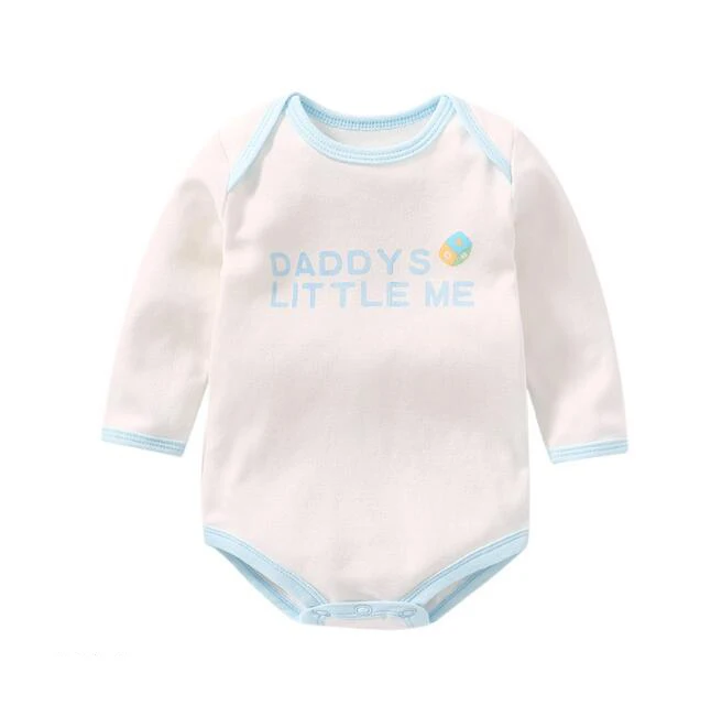 manufacturer Baby Boy Bodysuit Onesie Long Sleeve Cotton Clothes(0-12 Months)