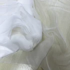 White Plain Blank Silk Chiffon Scarves White Pure Silk Scarves For Dyeing
