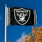 Nfl Custom 100%polyester Advertising 150*90cm Oakland Nfl Club Raiders Flags