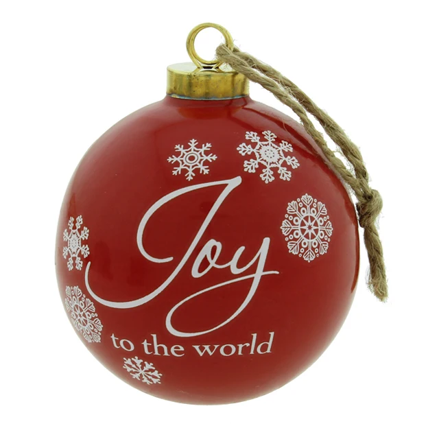 christmas ceramic luxury cauble perfect for christmas tree decor