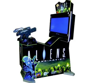 Hotselling Alien 42 Inch 4D Fighting Simulator Gun SHooting Arcade game Machines|Amusement Video Game Machine For Game Center