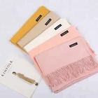 Scarf Cheap Promotional Soft Woven Scarf Pashmina