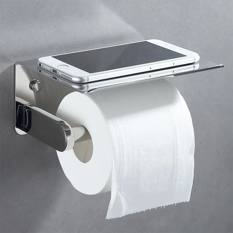 2021 Black/Silver/White Bathroom Accessories Sets Bathroom Sets Toilet Paper Holder JQS-013