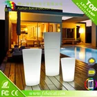 Glow Flashing Design Decorative Outdoor Garden Illuminated Led Lighted Planter Pots