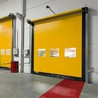 Industry High Speed Dust Proof Roller Shutter PVC Door For Industry