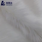 Hot Sale Ready Goods White 40-50mm Pile Length Faux Fur Fabric
