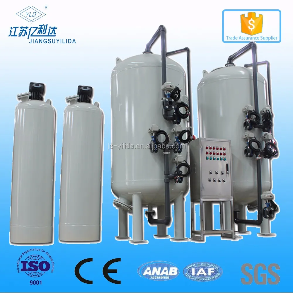 Sewage Treatment Plant Automatic Backwash Multi Media Sand Carbon Depth