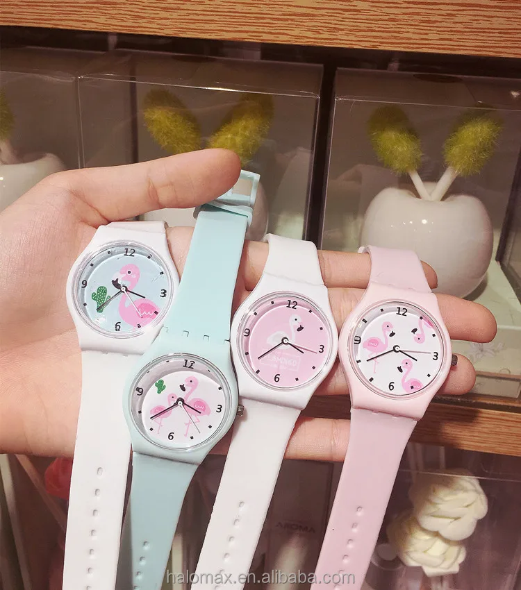 flamingo wrist watch