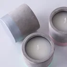 Decoration Candle Cement Candle Home Decoration Fragrance Candle In Cement Pot