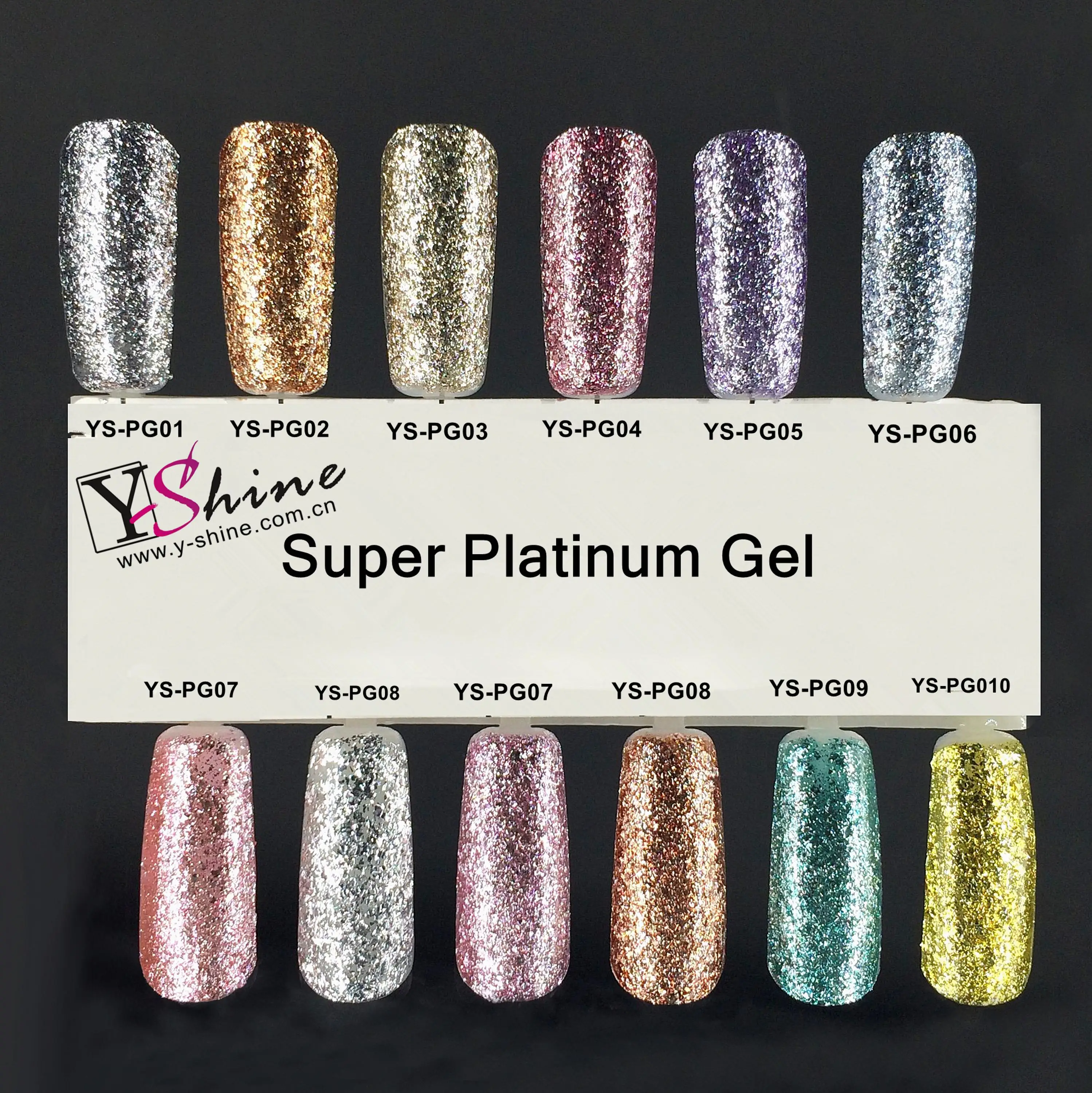 super platinum gel color chart 