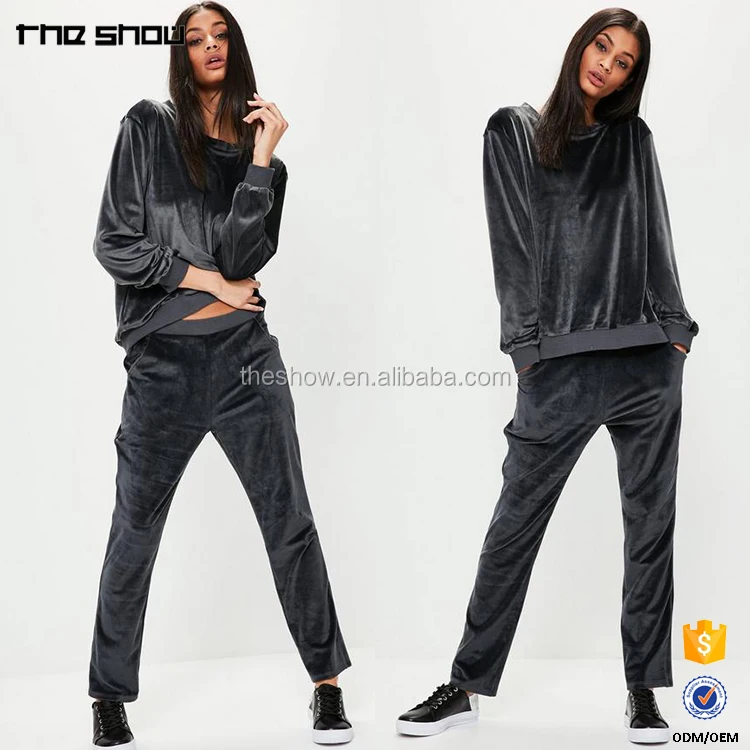 womens fleece tracksuit set