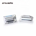 White Cut Smooth Polished Loose Gemstone Stone DEF VVS White Tapered Baguette Cut Moissanite Stone In Loose Gemstone