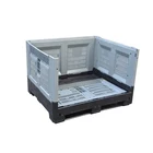 Collapsible Plastic Pallet Agriculture 4 Way Entry Collapsible Plastic Pallet Box