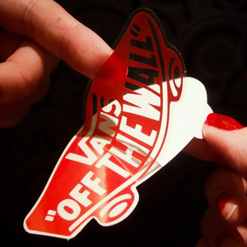 clear custom stickers