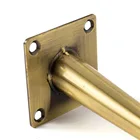 Furniture Leg Table Legs Feet Mid Century Vintage Modern Metal Gold Brass Tapered Cabinet Table Sofa Furniture Leg Feet