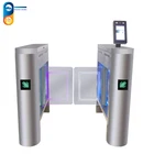 Swing Barrier Pedestrian Passing Swing Turnstile Barrier With Face Recognition