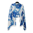 Scarf Designer Print Scarf Lady's Floral Polyester Custom Jacquard Printed Scarf