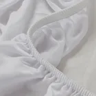 Sheet Fitted Sheet White Polyester Bamboo Jacquard Crib Waterproof Mattress Fitted Sheet