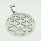 Pendant Hot Sale Fashion Jewelry Stainless Steel Laser Cut Jewelry Sacred Geometry Style Seed Of Life Pendant