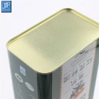 Saffron Seed 1.8l Empty Square Edible Saffron Seed Oil Tin Can