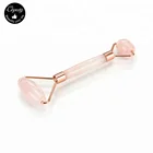 Natural Anti-aging Jade Rose Quartz Roller Massager Pink Jade Roller Gua Sha Tools Jade Roller Massager