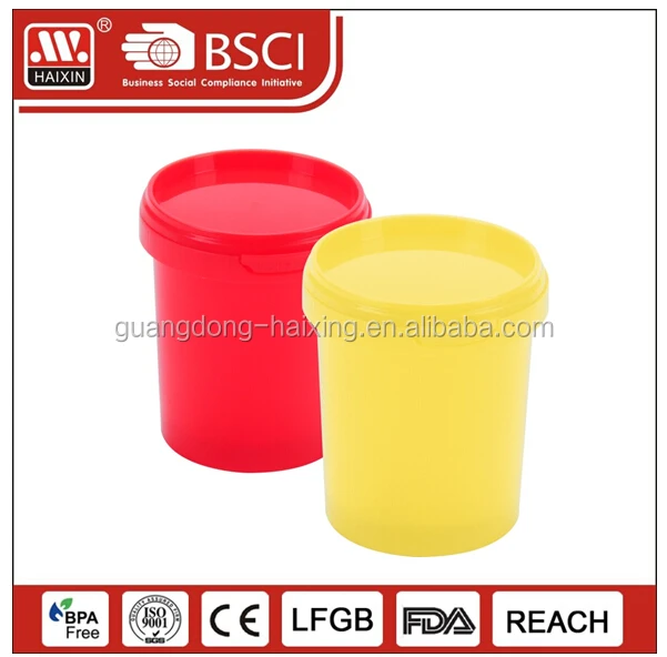 New Fashional Plastic Custom Storage Ice Cream Cup with Tamper Evident Lid and Spoon