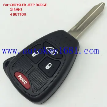 car key Remote control 315mhz 3+1 button for chrysler dodge jeep Liberty key
