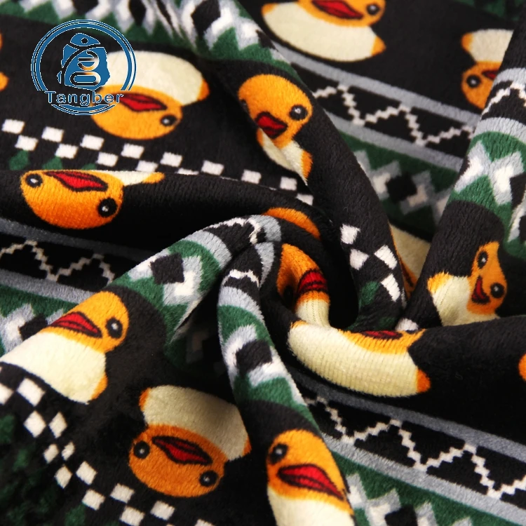 Custom China Wholesale Printed 100% Polyester Velvet CAR Dress Toy Garment Home Textile Bedding Weft Knitted