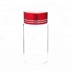 Glass Vials Gold With Screw Aluminum Lid Mini Screw Tube Bottle For Candy Pill