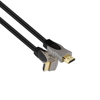 Factory manufacturer Good price HDMI cable Support 4k*2K 1080p 3D Ethernet 90 Degree HMDI to HDMI Cable