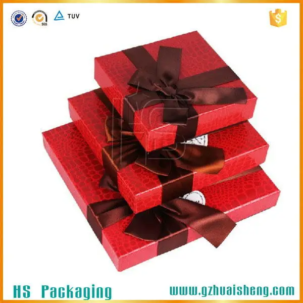 fancy magnetic empty chocolate gift box for special dat