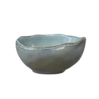 Ceramic Bowl Ceramic Irregular Shape Simple Design Ceramic Stoneware Bowl With Reactive Glaze For Home Use