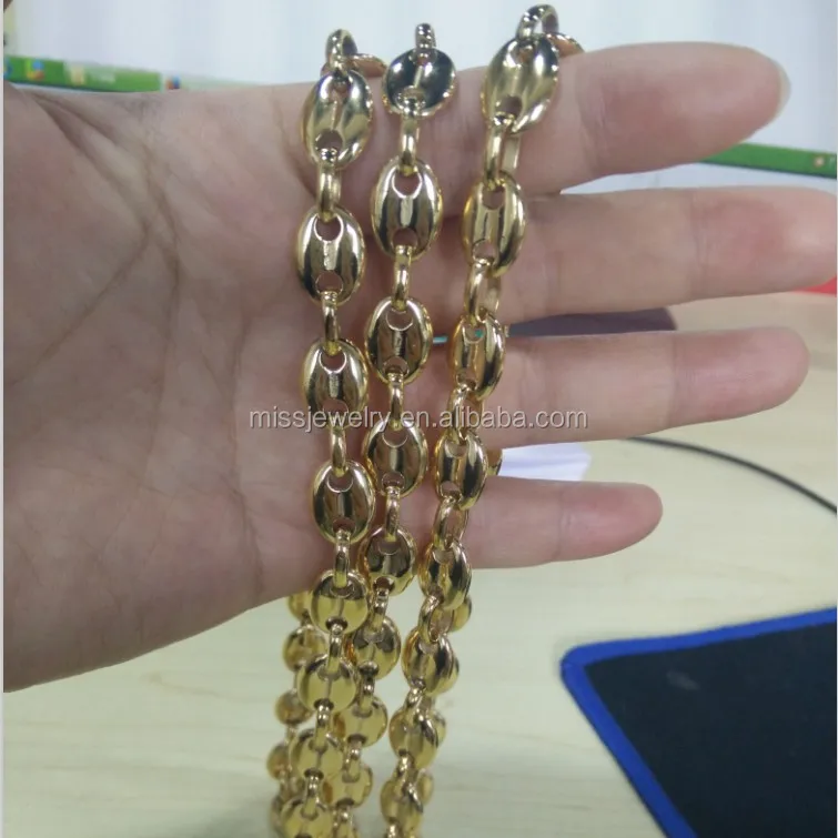Round Stainless Steel Spanish Gold 