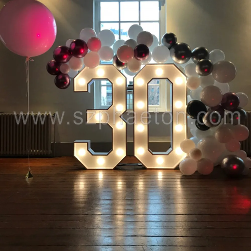 giant light up numbers