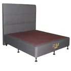 Modern Bed Modern Fabric Bed Wholesale Double Size Fabric Plywood Modern Style Hotel Bed Headboard