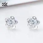 Stud Earing Earring Flower Earrings Flower Silver Stud Earring Stud Earing 925 Sterling Silver Earring Flower Earrings