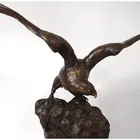 Eagle Large Animal Sculptures Large Outdoor Life Size Bronze Eagle Sculpture Bronze Animal Sculpture