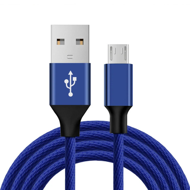 Nylon raided Jacket micro USB cable