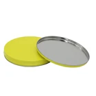 Cd Customized Prining Cmyk 4c Printing Round Metal Cd Dvd Case