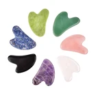 Gua Sha Rose Quartz Free Shipping Heart Shape Jade Sodalite Rose Quartz Guasha 100% Natural Jade Gua Sha