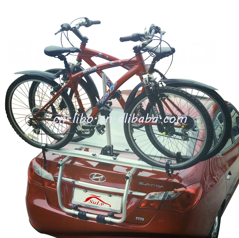 tilting tow bar bike rack