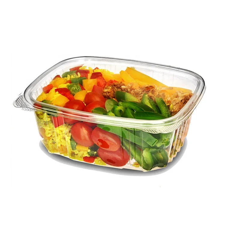 Custom Disposable Clear Plastic Blister Vegetable Packaging Clamshell